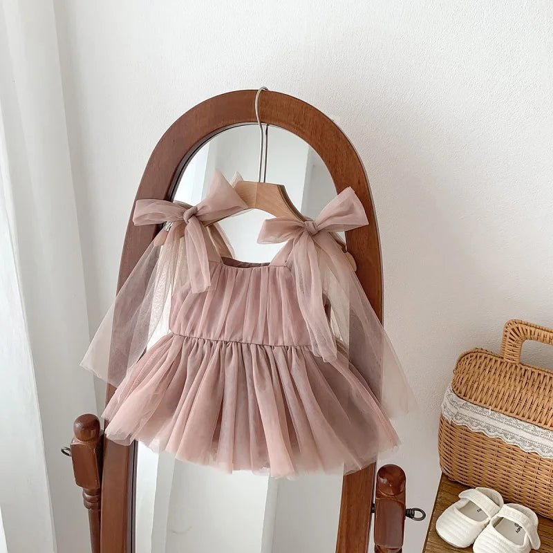 Baby Girl Baptism Party Jumpsuit