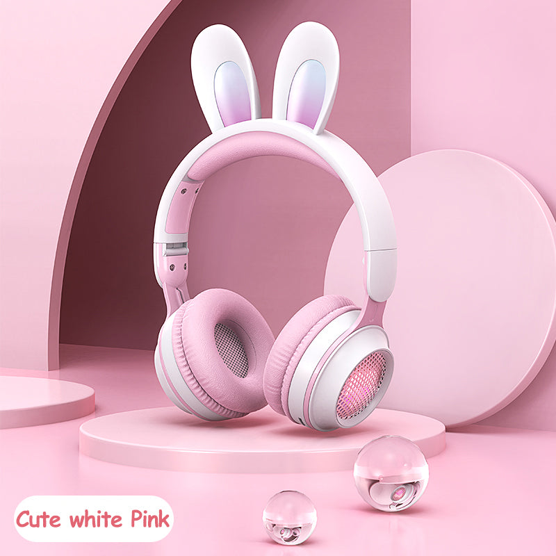 Luminous Rabbit Ear Bluetooth Headphones