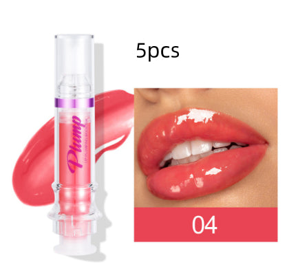 Lip Gloss Set 6 Colors Moisturizing Shiny Lip Gloss Long Lasting Hydrating Smooth Sexy Lip Makeup 5ml