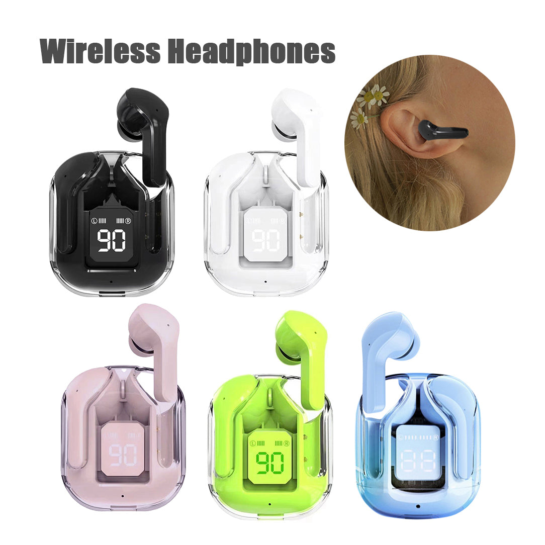 Bluetooth 5.3 TWS Earbuds LED Digital Display Wireless Earphones Stereo Bass Headphones with Charging Case