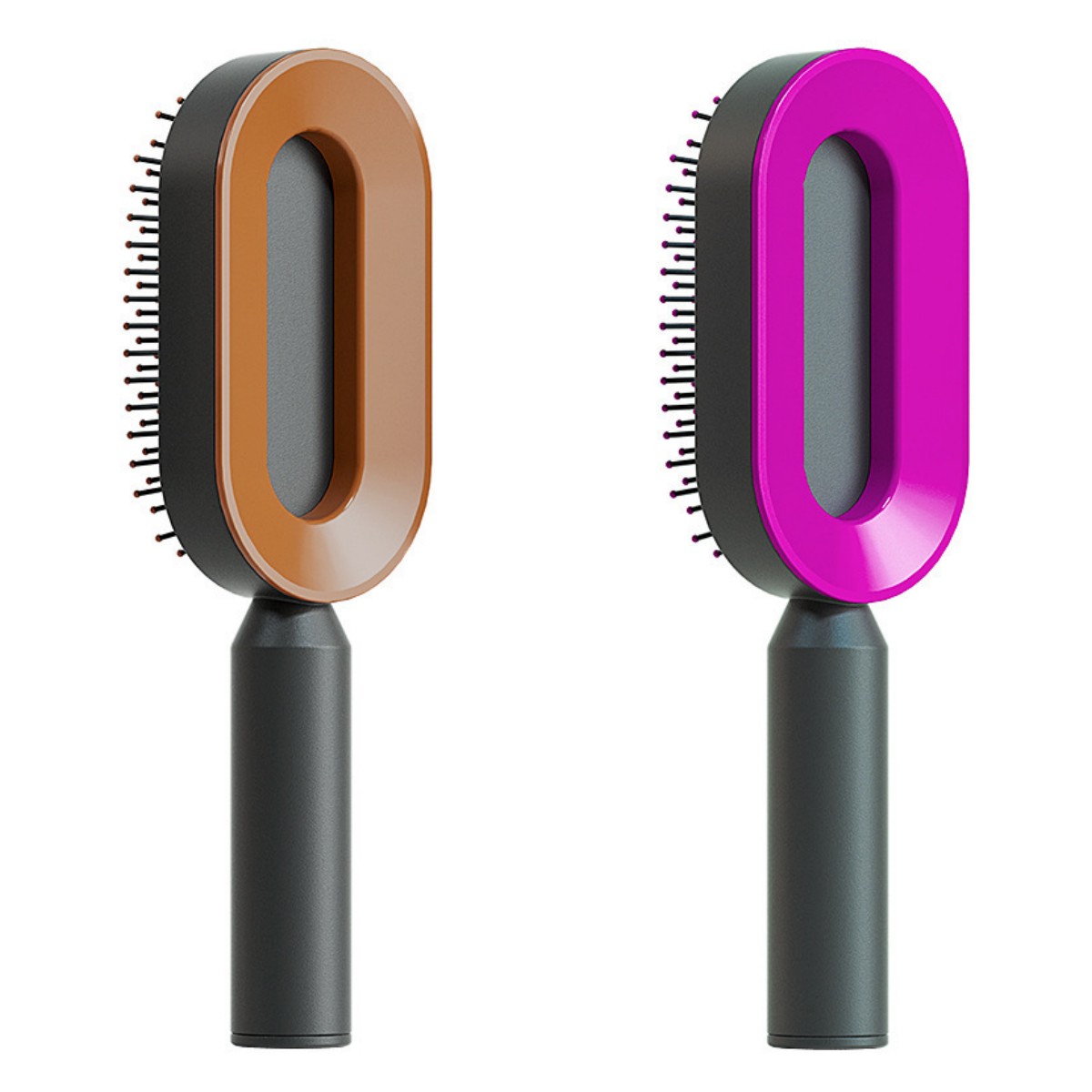Self Cleaning Hairbrush 3D Air Cushion Detangling Brush Anti Static Scalp Massage No Pull Hair Comb