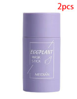 Green Tea Cleansing Mask Stick Oil Control Acne Removal Eggplant Face Mask Deep Pore Clean Brightening Skin Care