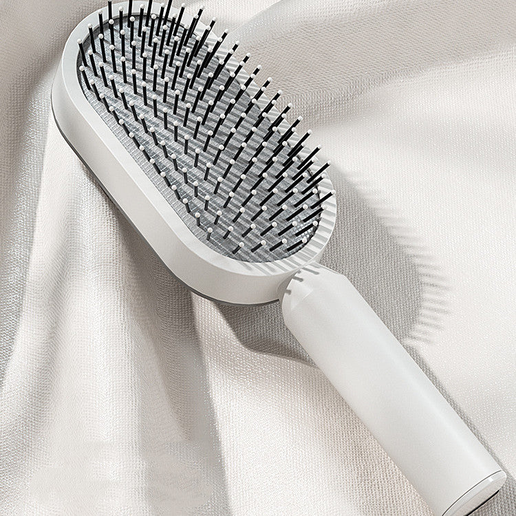 Self Cleaning Hairbrush 3D Air Cushion Detangling Brush Anti Static Scalp Massage No Pull Hair Comb