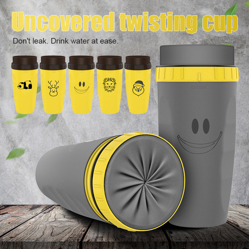 Portable Twist Tumbler with Straw