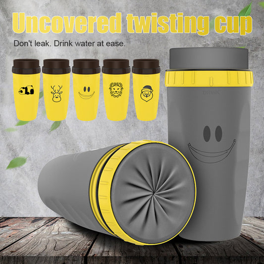Portable Twist Tumbler with Straw
