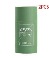 Green Tea Cleansing Mask Stick Oil Control Acne Removal Eggplant Face Mask Deep Pore Clean Brightening Skin Care