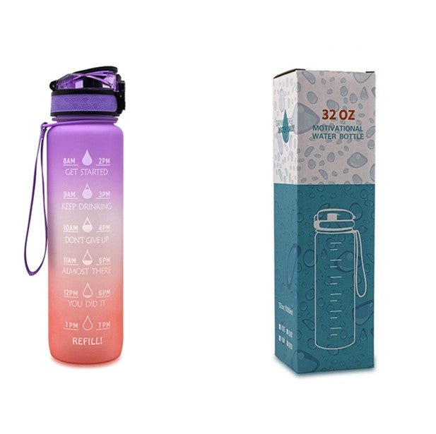 1L Tritan Motivational Water Bottle