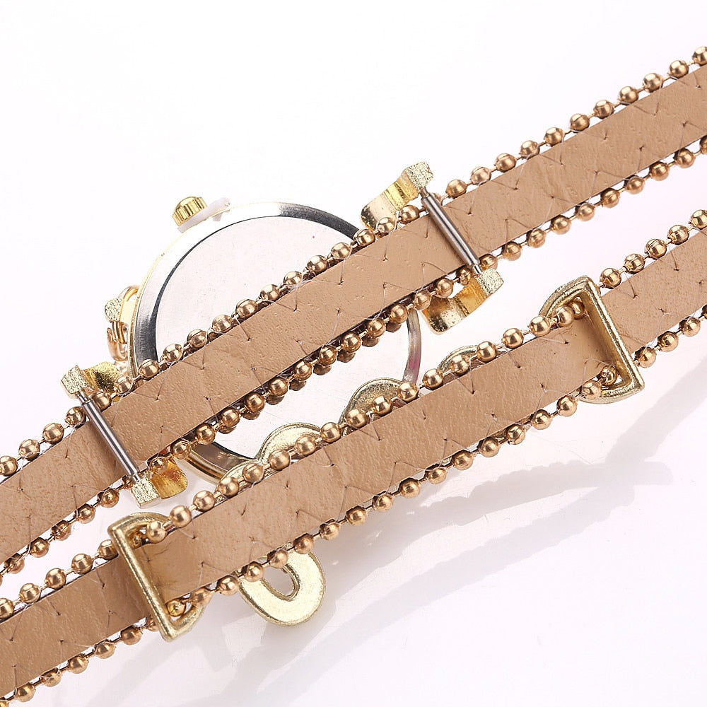 FanTeeDa Rhinestone Women Bracelet Watch