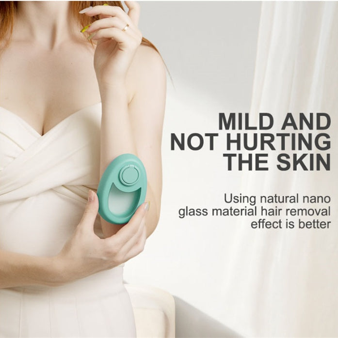 Crystal Hair Remover Nano Glass Hair Eraser Painless Reusable Hair Removal Exfoliating Tool Portable Epilator