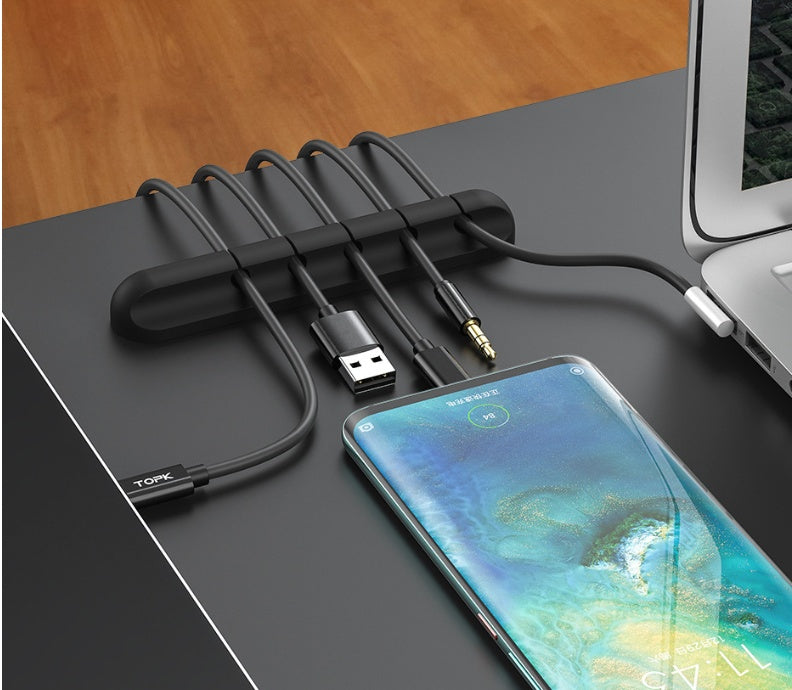 Silicone USB Cable Winder Organizer