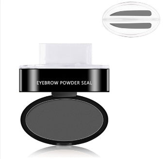 Eyebrow Stamp Kit Waterproof Long Lasting Brow Powder Stamp Shaping Kit Natural Quick Makeup Tool