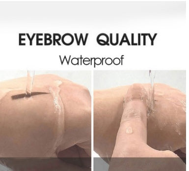 Eyebrow Stamp Kit Waterproof Long Lasting Brow Powder Stamp Shaping Kit Natural Quick Makeup Tool