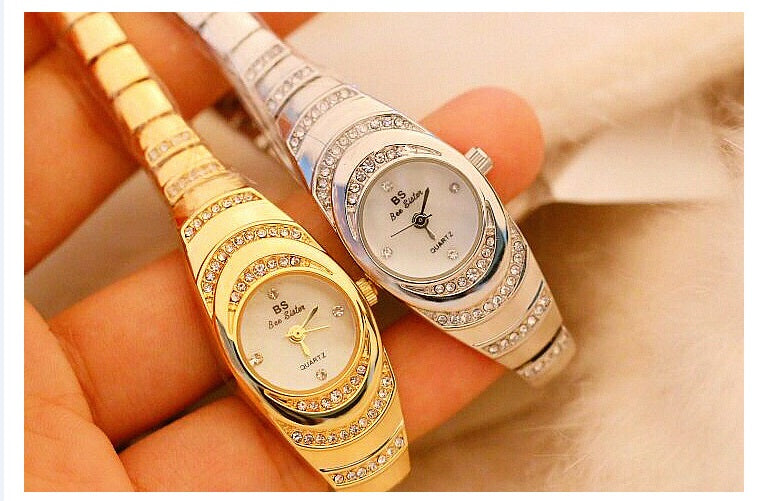Women’s Gold Diamond Bracelet Watch