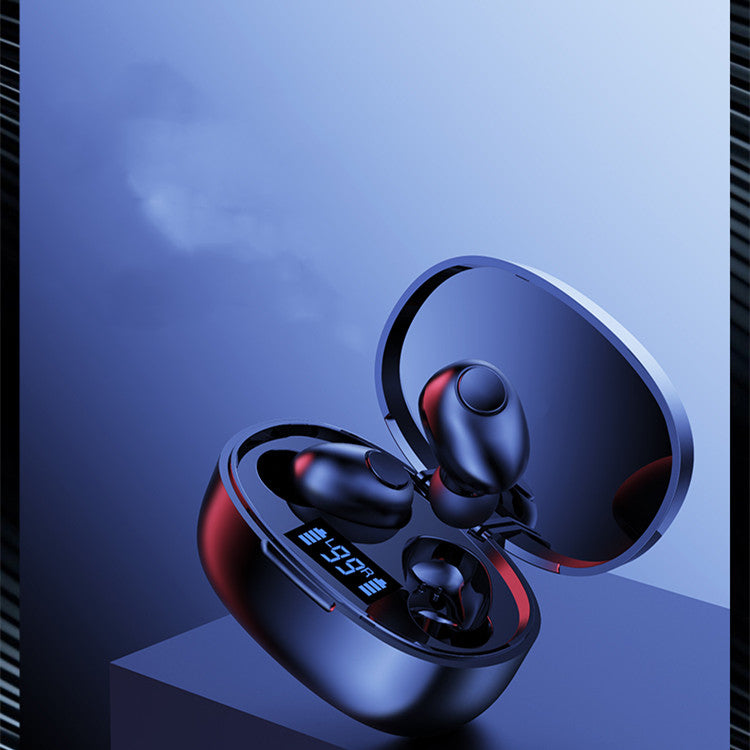 Bluetooth V5.0 Wireless Earbuds 3-Screen Display In Ear Headphones Waterproof Lightweight Stereo Bass Earphones