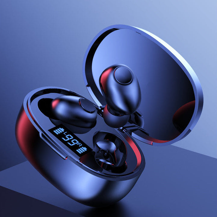 Bluetooth V5.0 Wireless Earbuds 3-Screen Display In Ear Headphones Waterproof Lightweight Stereo Bass Earphones
