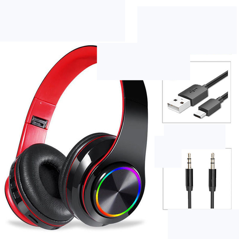 LED Wireless Bluetooth Gaming Headphones