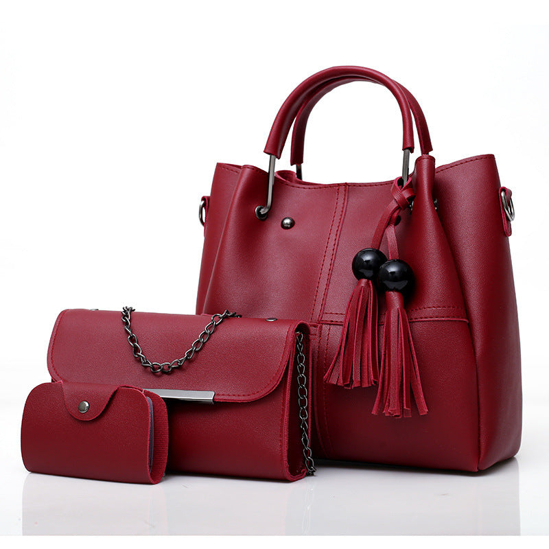 Women’s 3PCS Tassel Shoulder Bag Set
