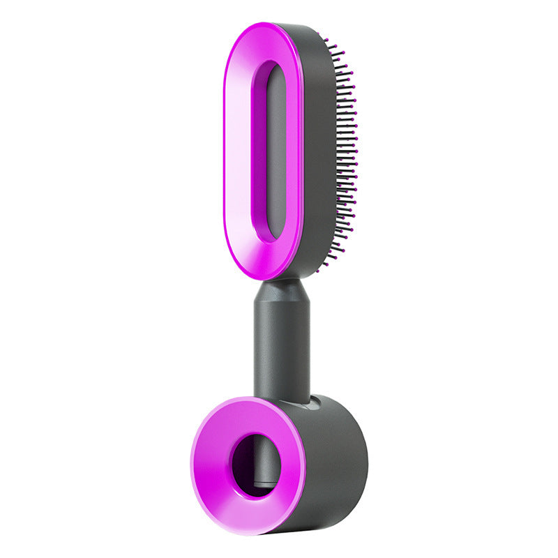 Self Cleaning Hairbrush 3D Air Cushion Detangling Brush Anti Static Scalp Massage No Pull Hair Comb