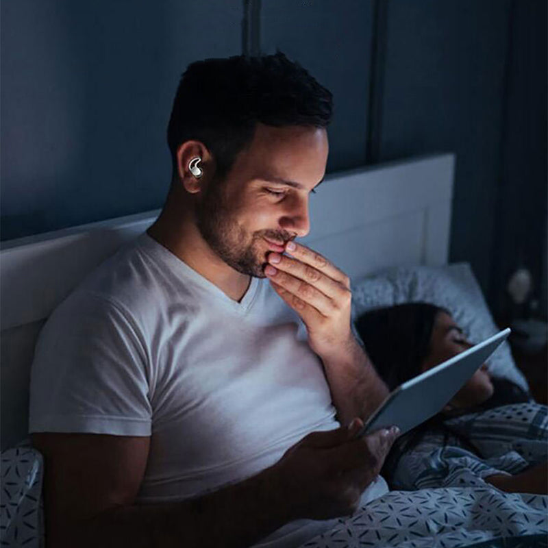 Silicone Sleep Earplugs Noise Cancelling Anti Snoring Ear Plugs for Sleeping Side Sleeper Comfortable Noise Blocking Ear Protection