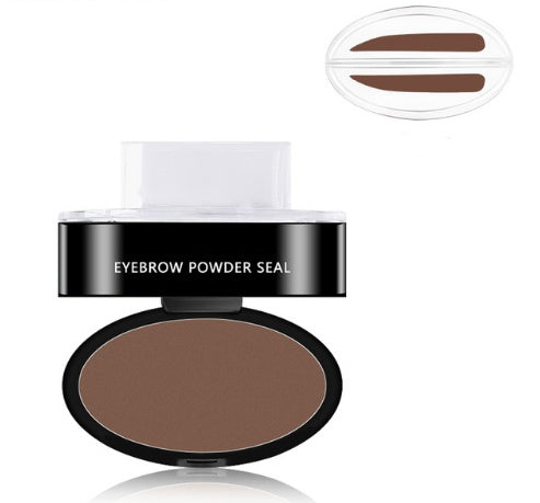 Eyebrow Stamp Kit Waterproof Long Lasting Brow Powder Stamp Shaping Kit Natural Quick Makeup Tool