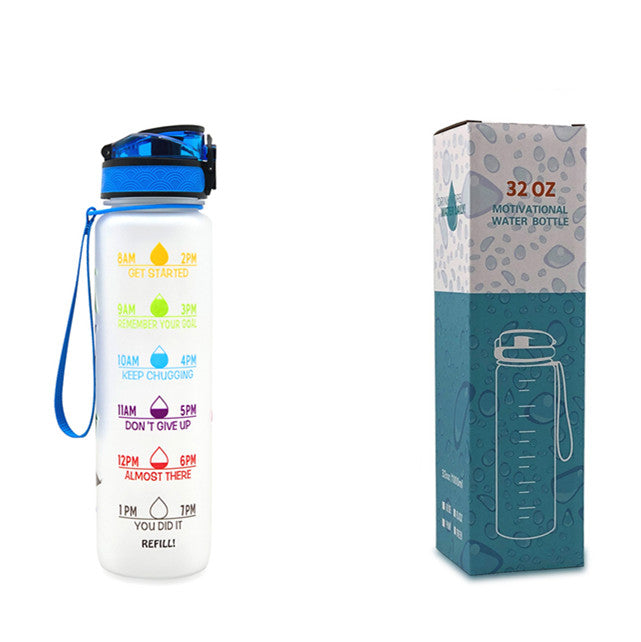 1L Tritan Motivational Water Bottle