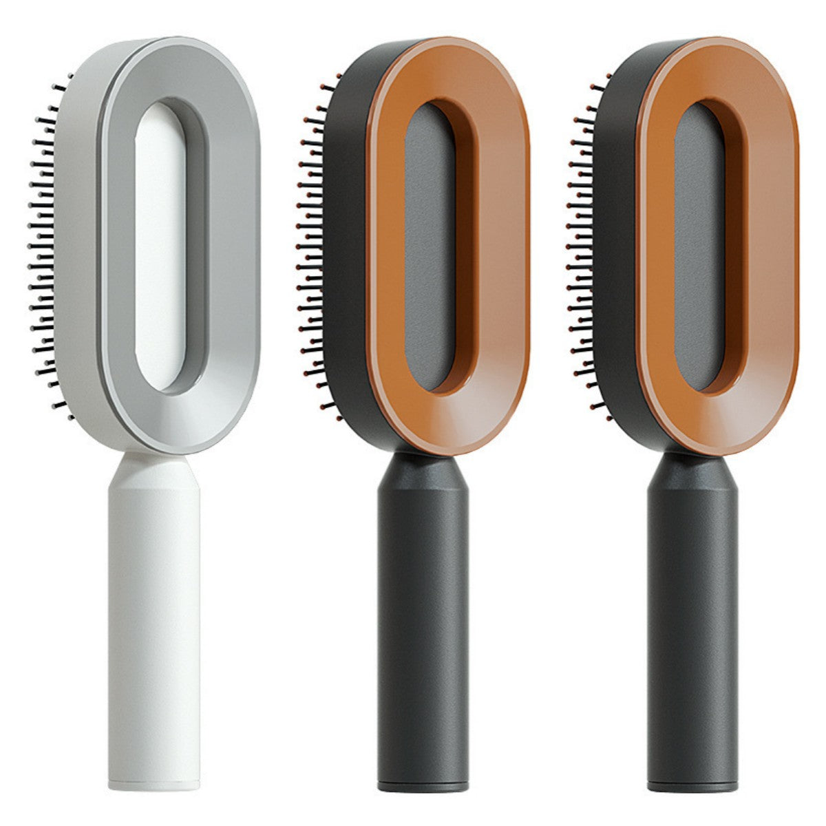 Self Cleaning Hairbrush 3D Air Cushion Detangling Brush Anti Static Scalp Massage No Pull Hair Comb