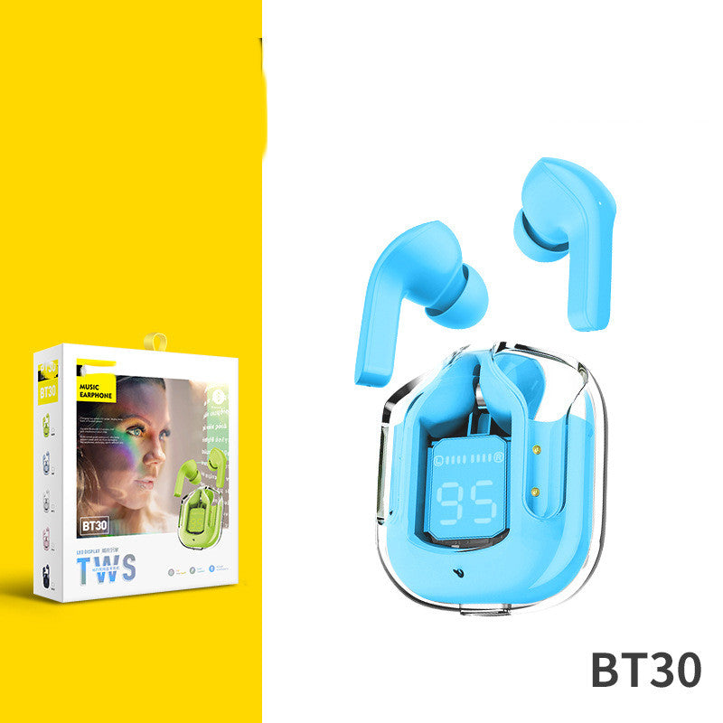 Bluetooth 5.3 TWS Earbuds LED Digital Display Wireless Earphones Stereo Bass Headphones with Charging Case