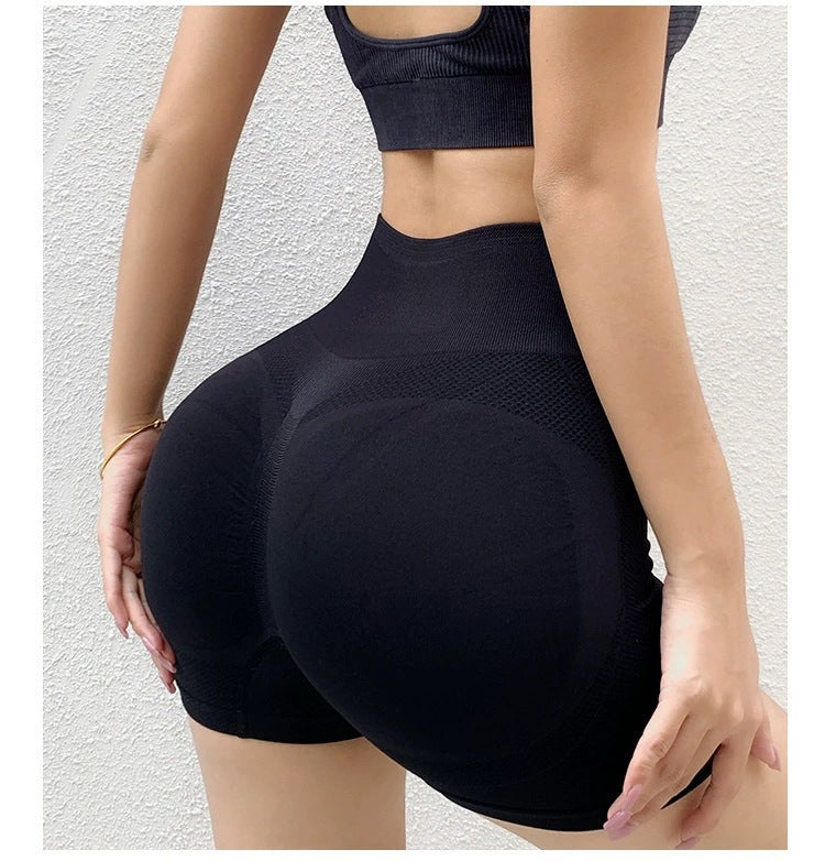 Women’s High Waist Stretch Shorts Slim Fit Casual Athleisure Tight Shorts Summer Fitness Gym Shorts