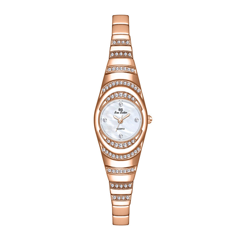 Women’s Gold Diamond Bracelet Watch