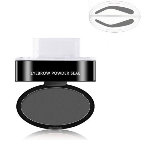 Eyebrow Stamp Kit Waterproof Long Lasting Brow Powder Stamp Shaping Kit Natural Quick Makeup Tool