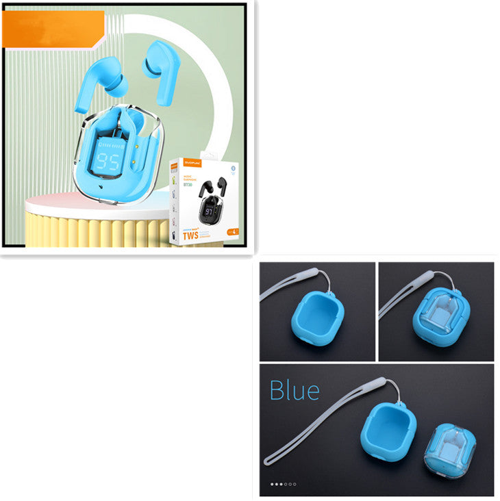 Bluetooth 5.3 TWS Earbuds LED Digital Display Wireless Earphones Stereo Bass Headphones with Charging Case