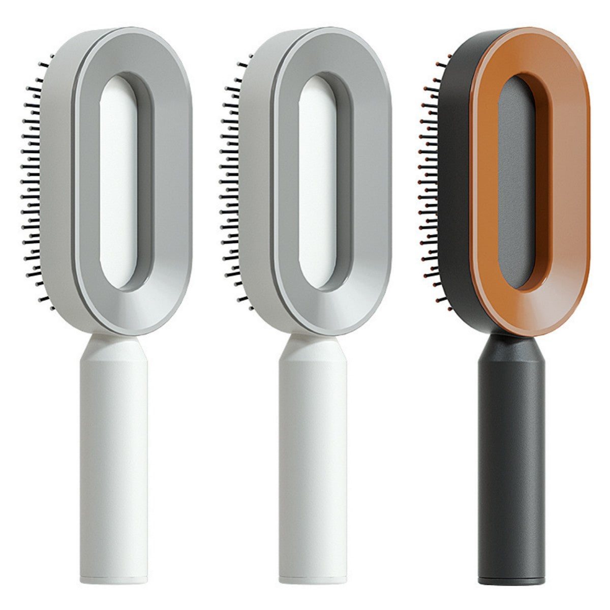 Self Cleaning Hairbrush 3D Air Cushion Detangling Brush Anti Static Scalp Massage No Pull Hair Comb