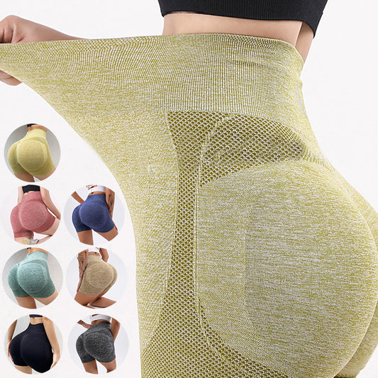 Women’s high waist stretch shorts slim fit casual athleisure gym fitness shorts breathable summer wear