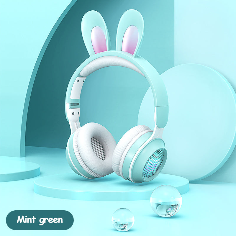 Luminous Rabbit Ear Bluetooth Headphones