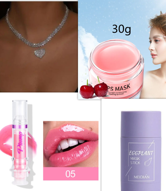 Lip Mask Moisturizing Lip Sleeping Mask Hydrating Lip Treatment Repair Dry Cracked Lips Glossy Care