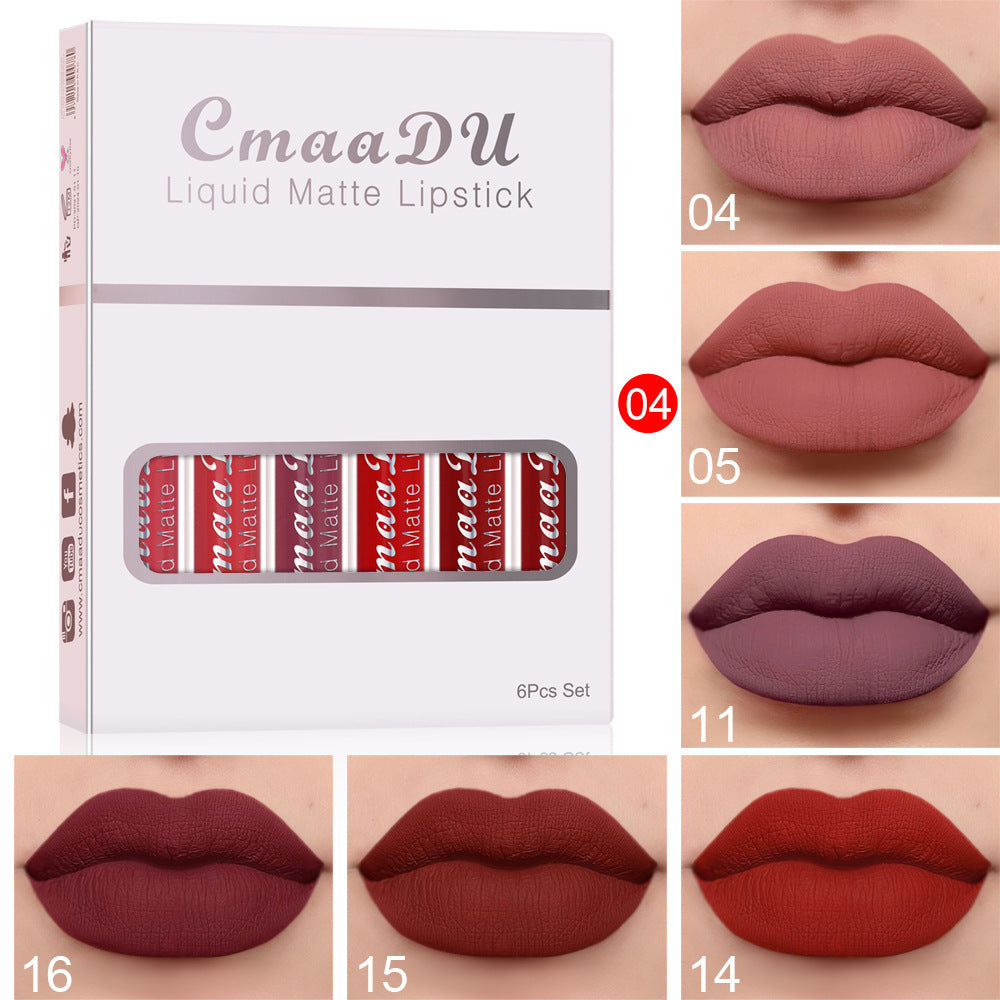 Lip Oil Set 6PCS Moisturizing Multivitamin Lip Serum Hydrating Glossy Lip Care Repair Dry Lips