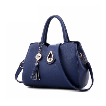 Women’s PU Leather Tassel Tote Bag