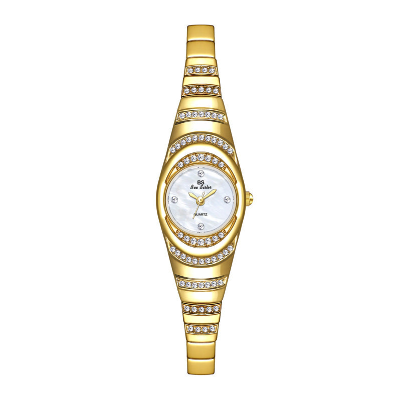 Women’s Gold Diamond Bracelet Watch