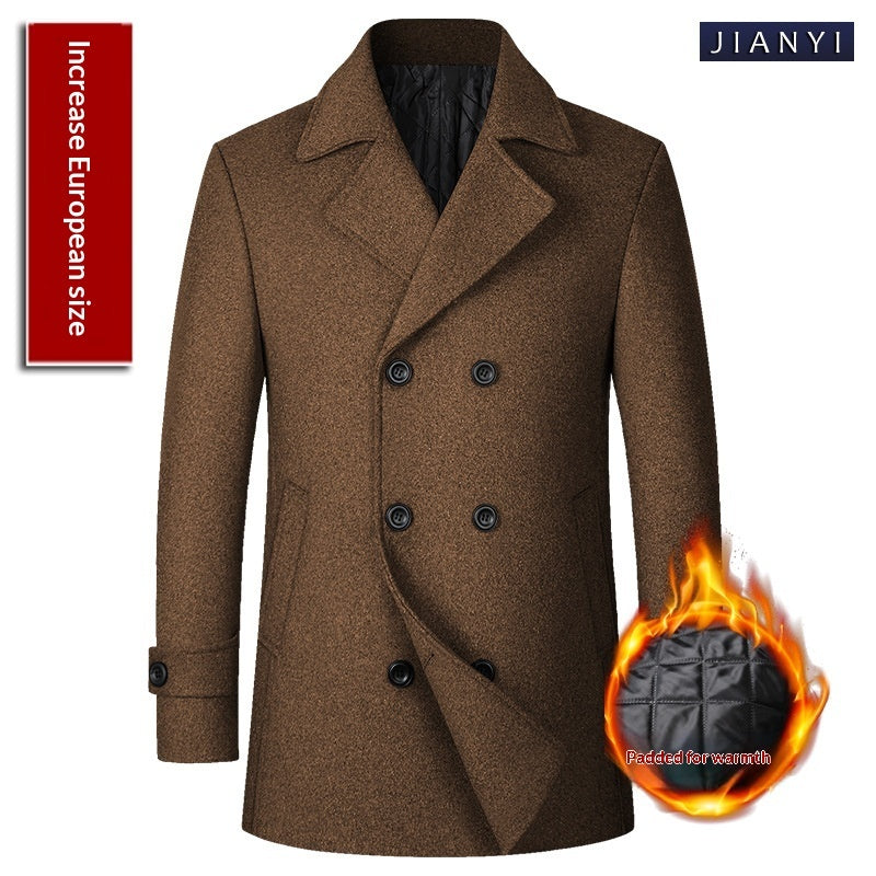 Men’s Double-Breasted Wool Coat