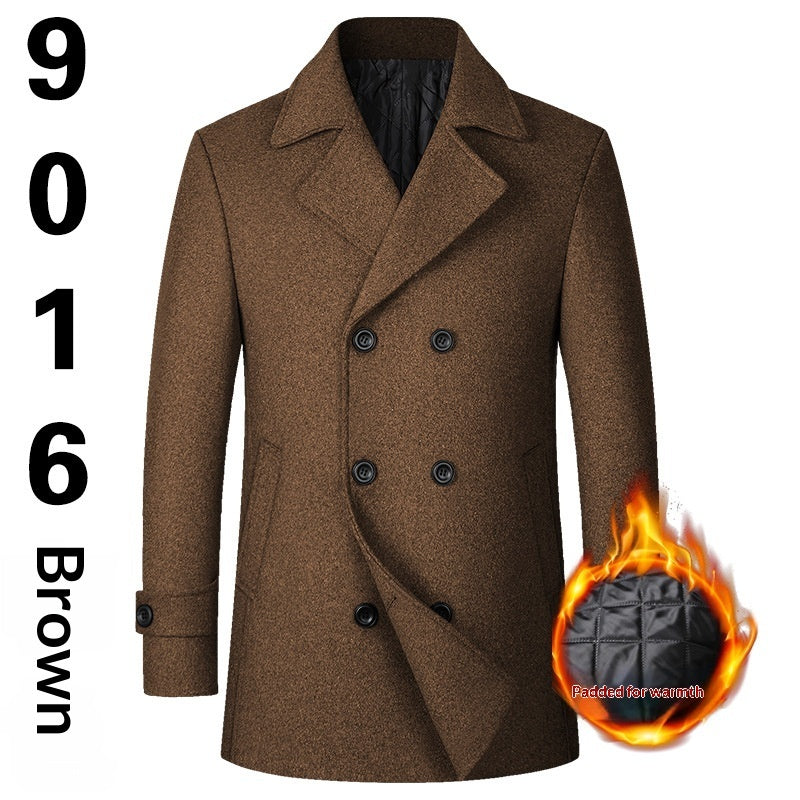 Men’s Double-Breasted Wool Coat