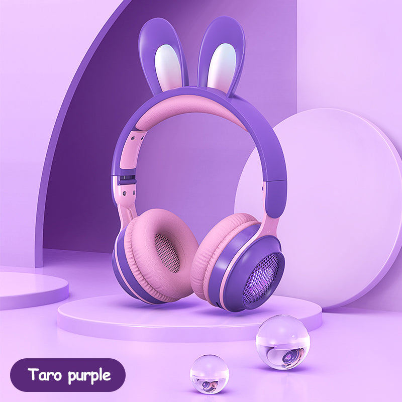 Luminous Rabbit Ear Bluetooth Headphones