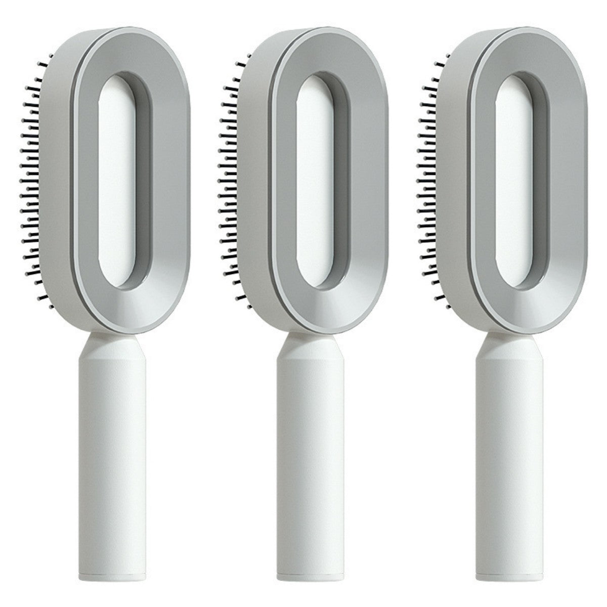 Self Cleaning Hairbrush 3D Air Cushion Detangling Brush Anti Static Scalp Massage No Pull Hair Comb