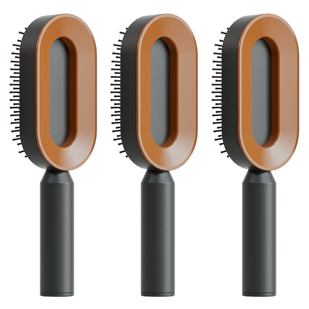 Self Cleaning Hairbrush 3D Air Cushion Detangling Brush Anti Static Scalp Massage No Pull Hair Comb