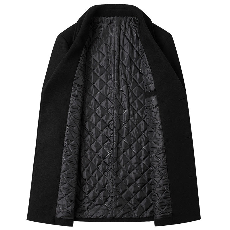 Men’s Double-Breasted Wool Coat