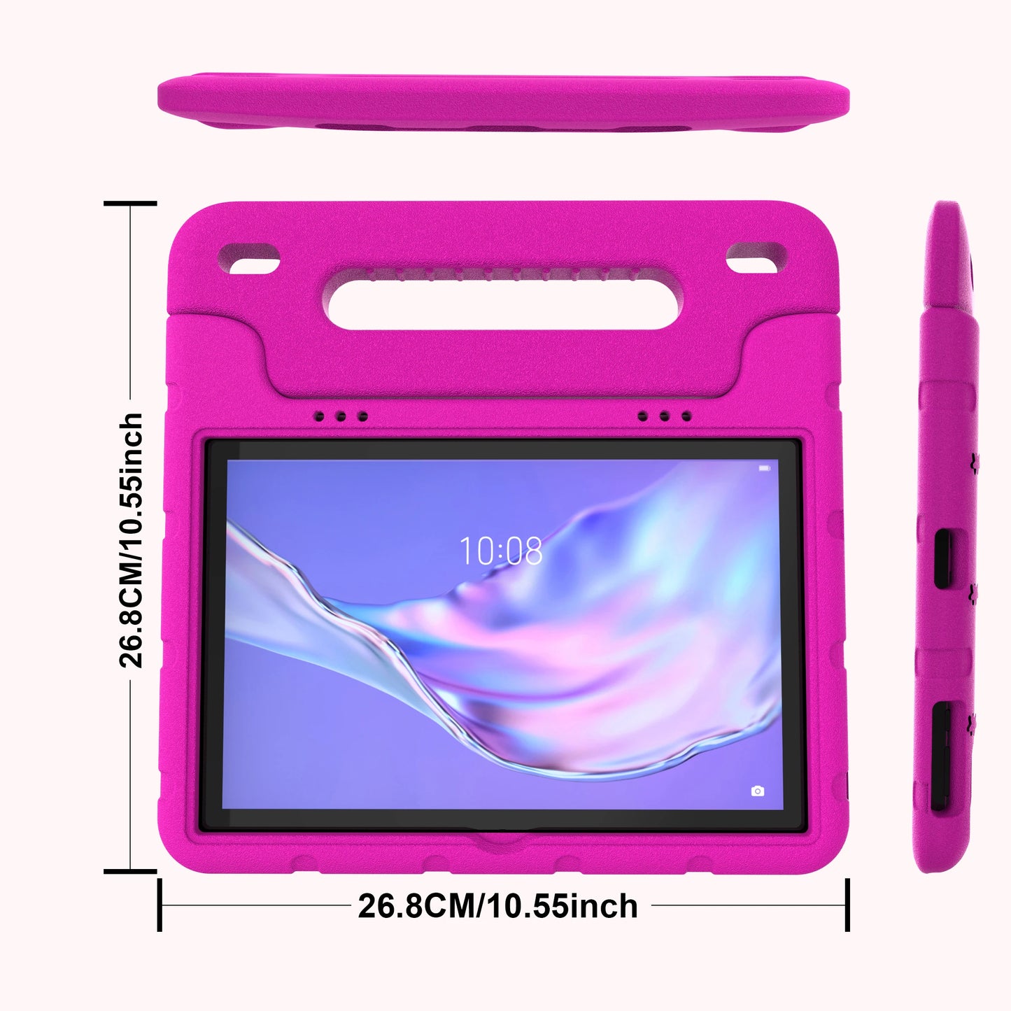 10 inch children's tablet, Android 13 tablet, with shock resistant protective case holder