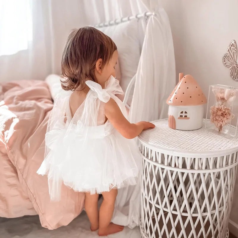 Baby Girl Baptism Party Jumpsuit