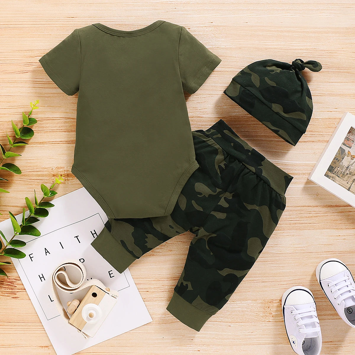 Baby Boy 3PCS Summer Outfit Set (0–18M)