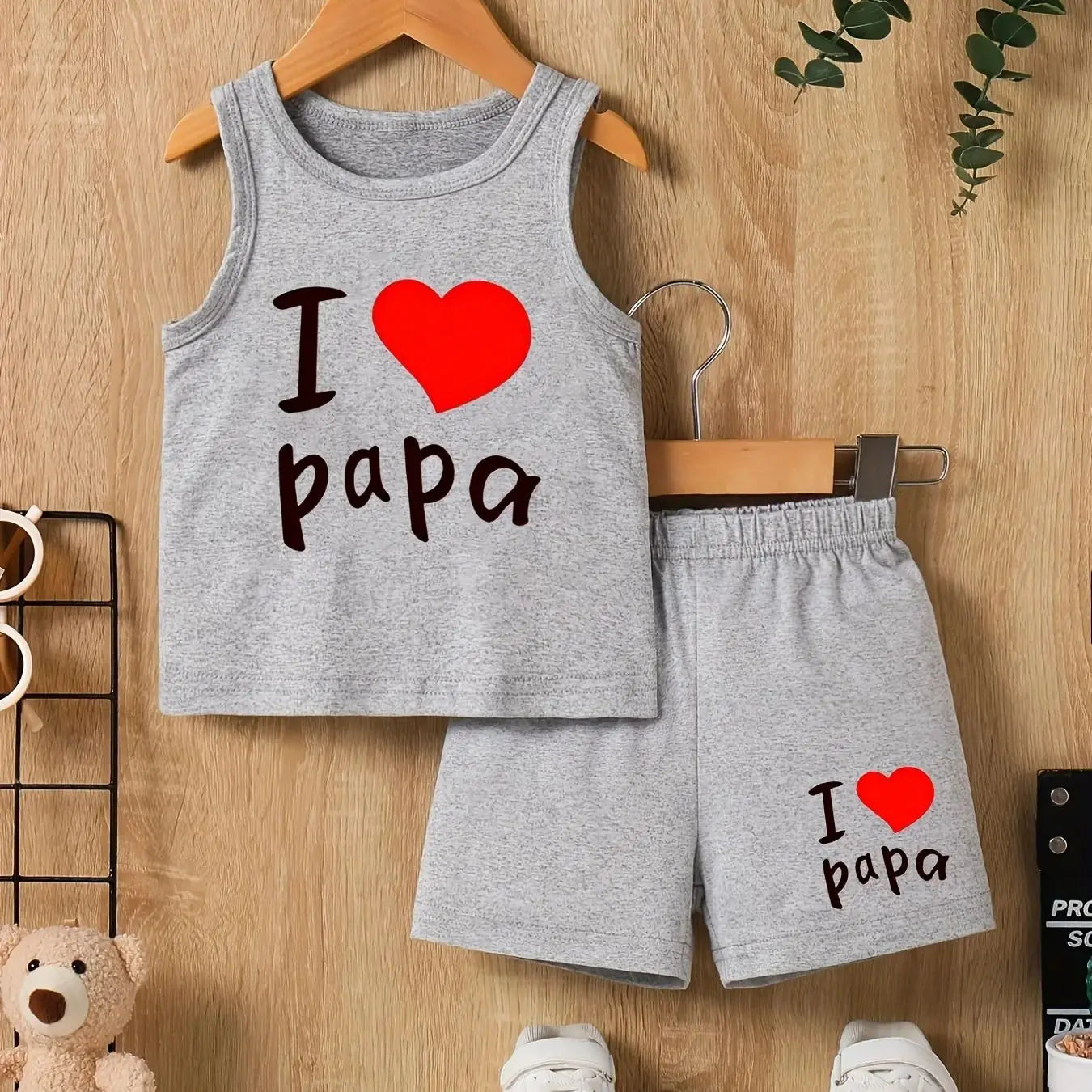Summer Baby Boys 2PCS Vest & Shorts Outfit
