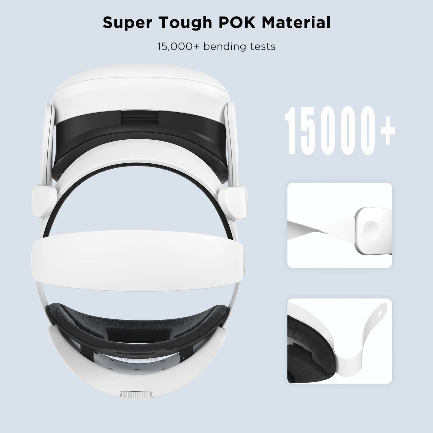 VR Head Strap for Meta Quest 3/3S Adjustable Comfort Headband Replacement Strap