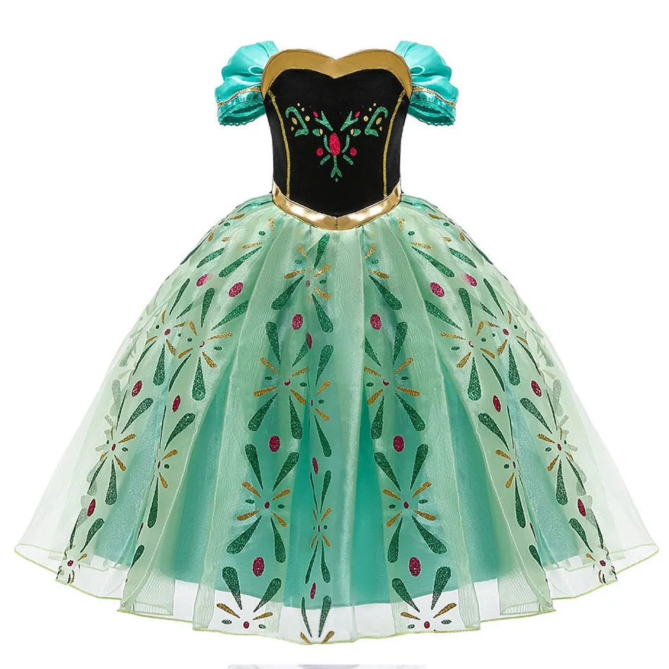 Girls Princess Party Dress Costume